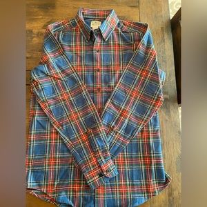 NWOT LL Bean brushed flannel men’s shirt Size S